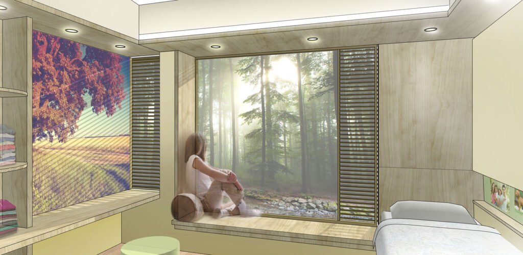 Behavioral health patient room concept