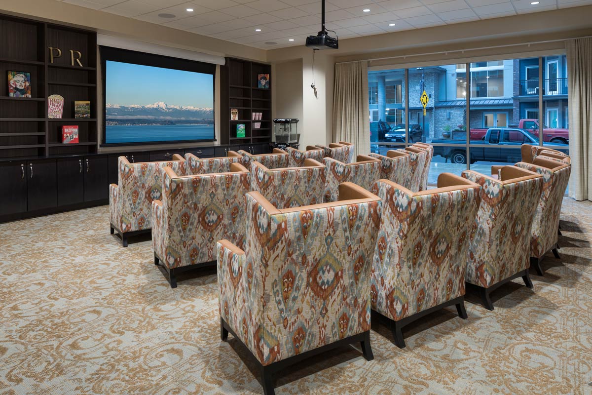 GenCare Lifestyle Senior Living Entertainment Area