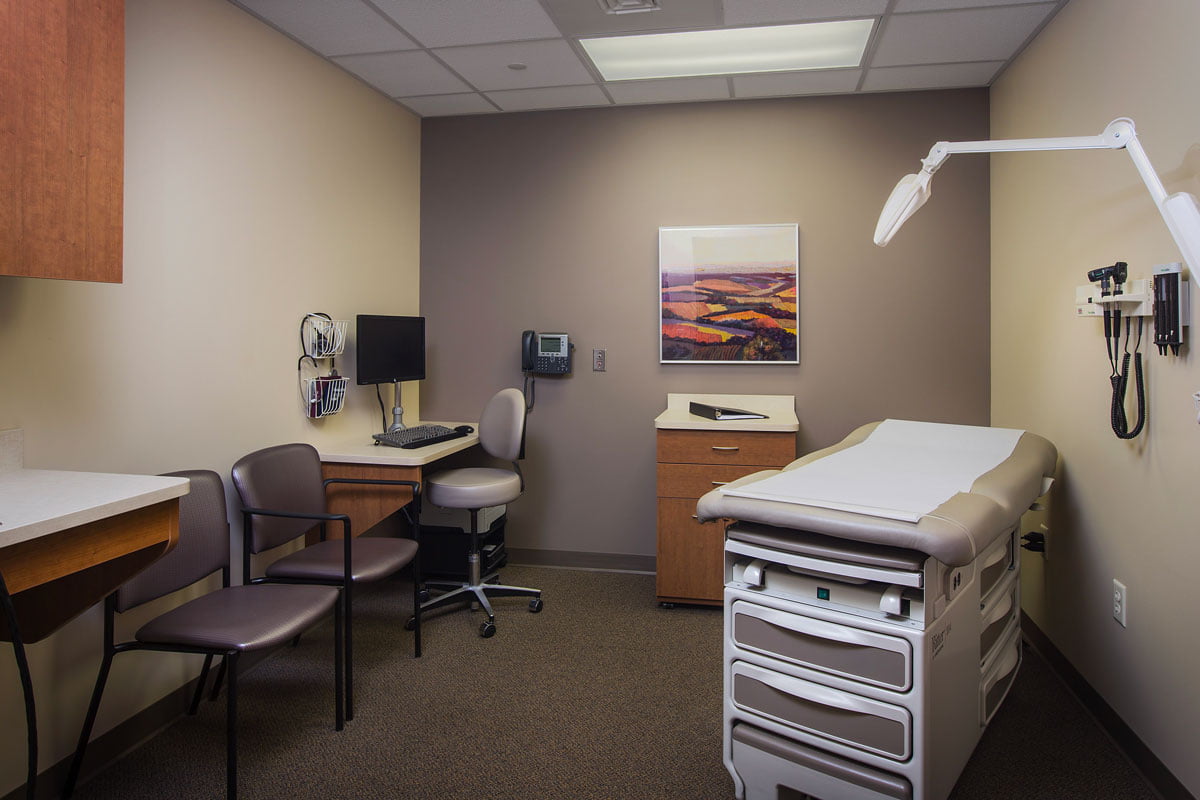 SSM Health Dean Waunakee Clinic Patient Room