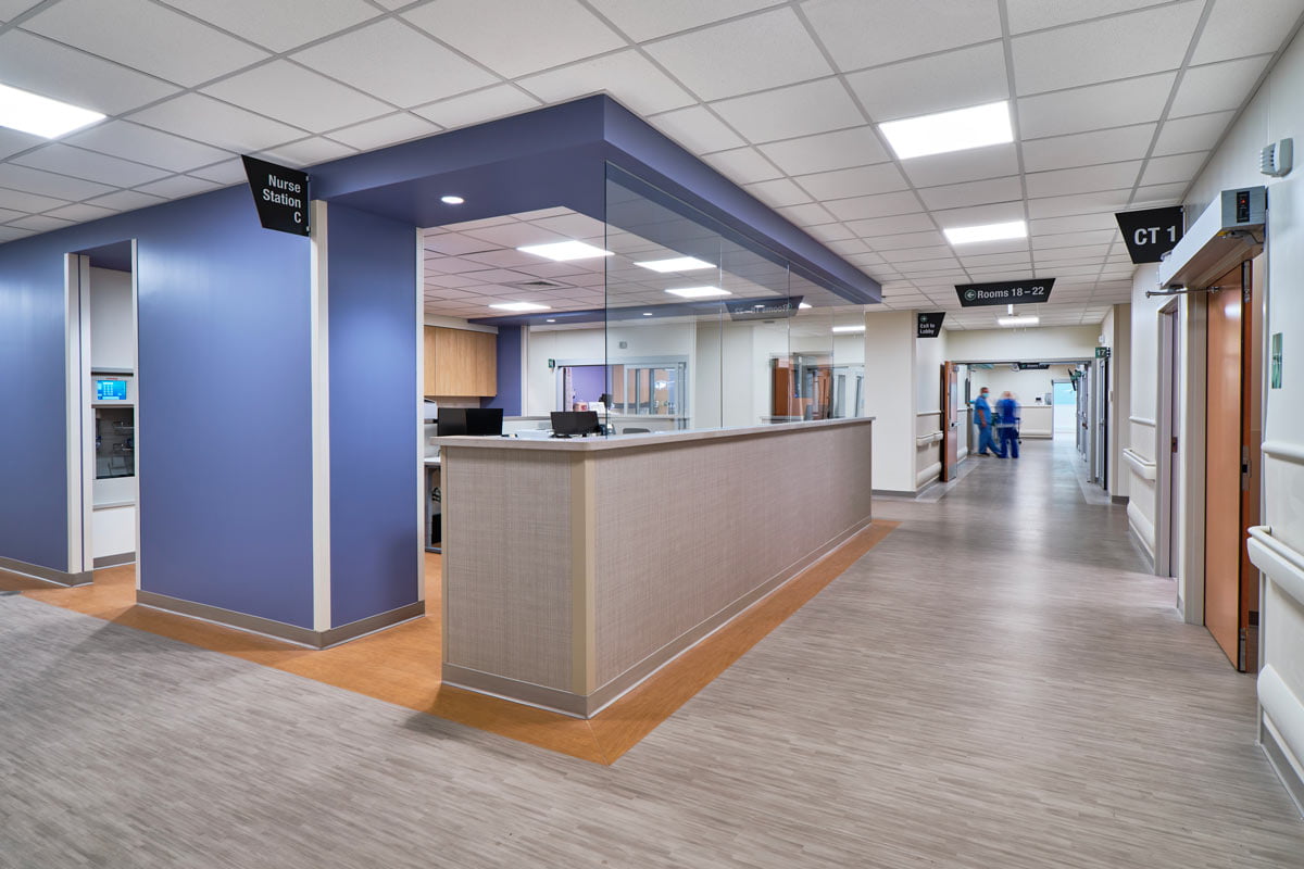 St. Luke's Emergency Department Expansion Interior