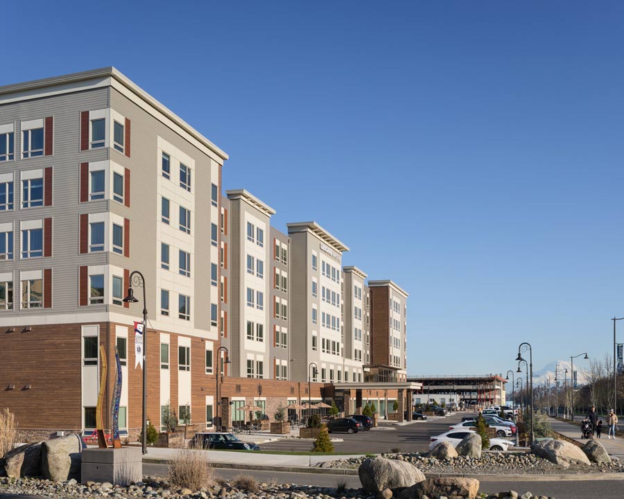 hotel being renovated into senior living space