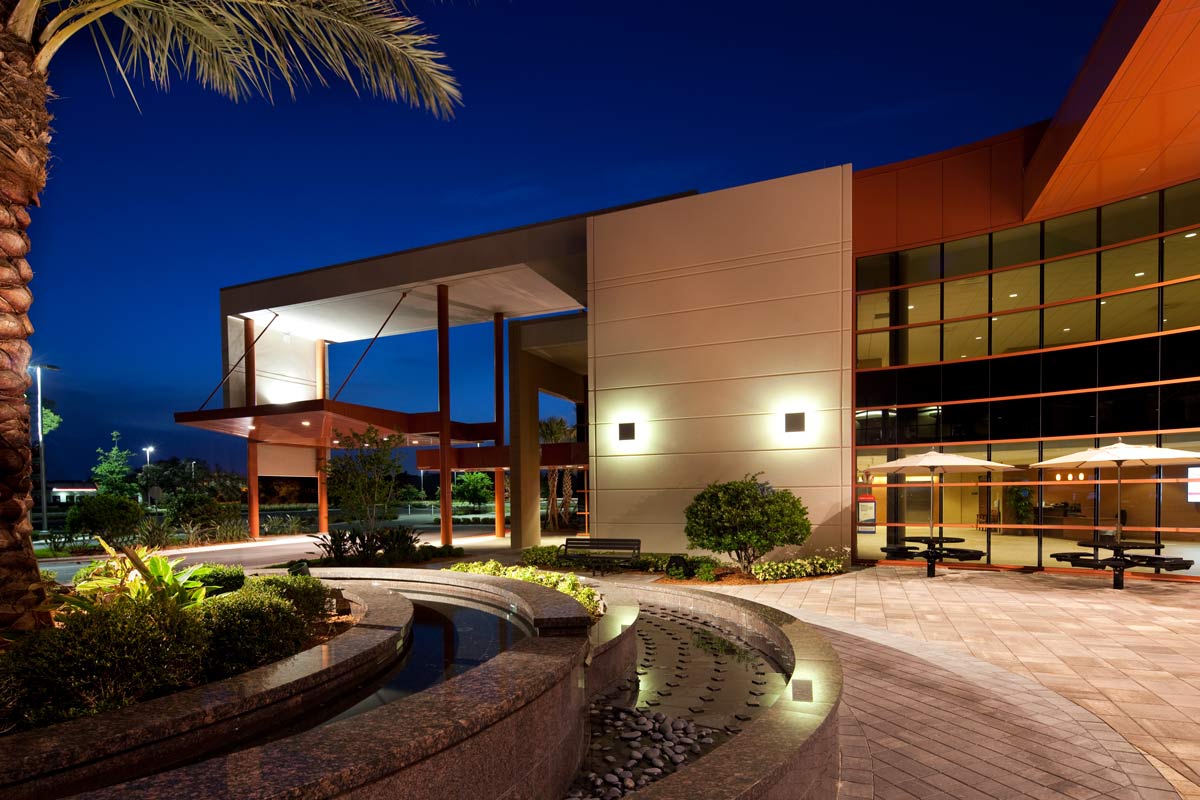 Multi-Specialty Care Campus Exterior Night