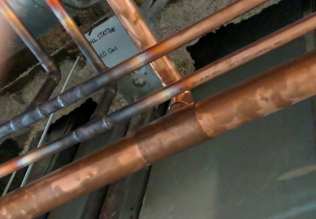 Pipe Inspection on a Jobsite